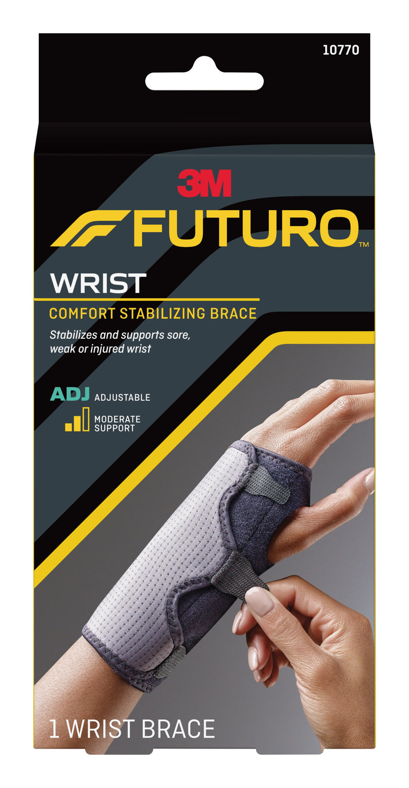3M™ Futuro™ Wrist Brace, Comfort Fabric, Left Or Right Hand, Sold As 12/Box 3M 10770Enr