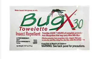 Bugx, Towelette Insect Repellant (50/Cs), Sold As 50/Case Coretex 12644