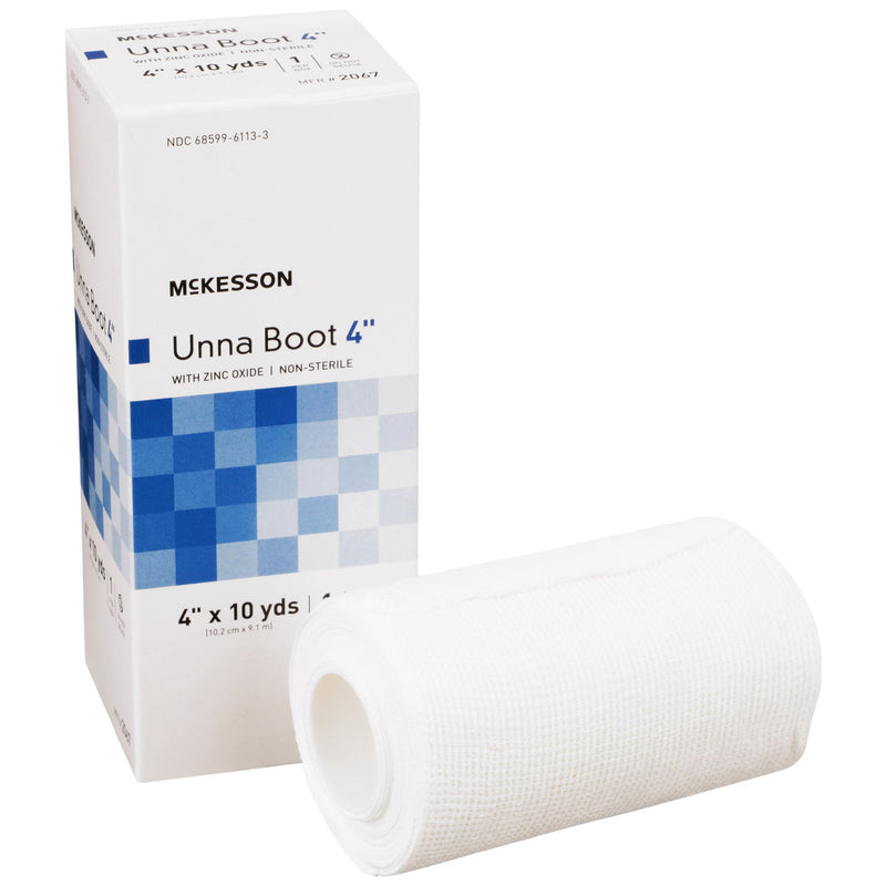 Mckesson Unna Boot, Zinc Oxide, 4 Inch X 10 Yard, Sold As 12/Case Mckesson 2067