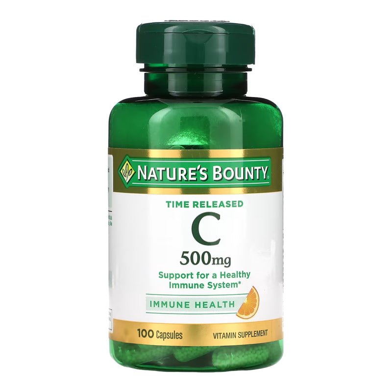 Vitamin C, Cap Natures Bounty 500Mg (100/Bt), Sold As 1/Bottle Us 74312004750