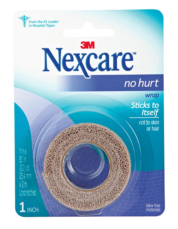 3M™ Nexcare™ No Hurt Hypoallergenic Material Medical Tape, 1 X 80 Inch, Tan, Sold As 24/Box 3M Nht-1