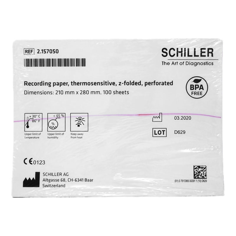 Schiller™ Ecg Recording Paper, Sold As 1/Each Schiller 2.157050