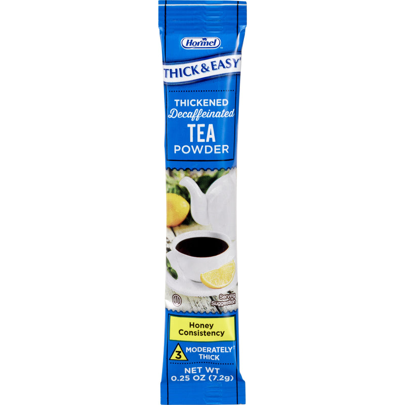 Thick & Easy® Decaffeinated Tea Honey Consistency Thickened Beverage, Sold As 72/Case Hormel 81332
