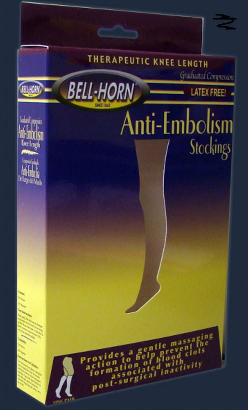 Bell-Horn® Knee Length Anti-Embolism Stockings, Medium, Black, Sold As 1/Pair Djo 11300M