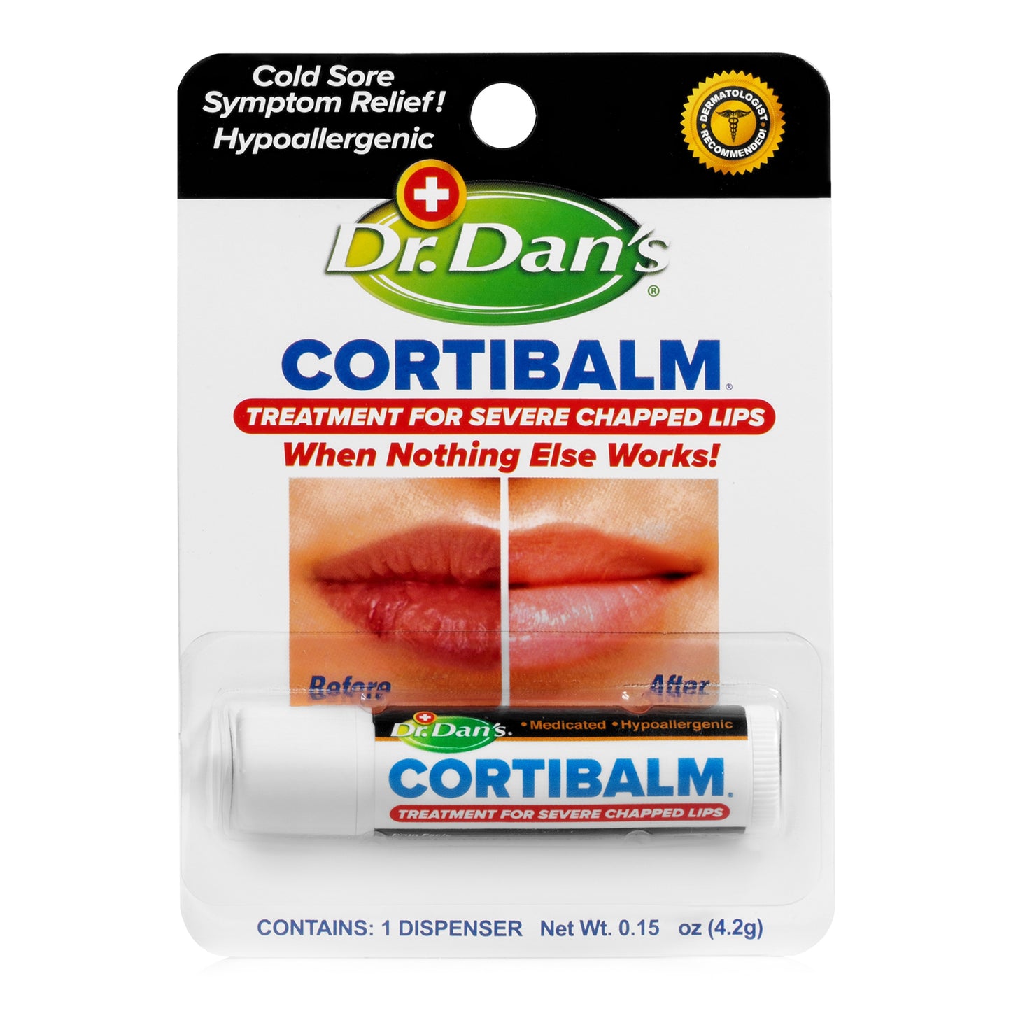 Dr. Dan'S Cortibalm™ Lip Balm, Sold As 1/Each Dr. 67516010701