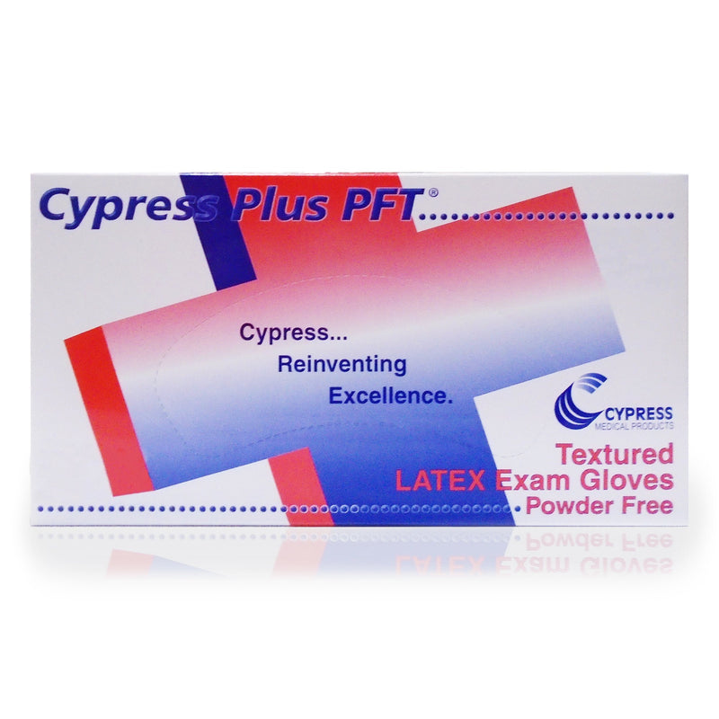 Cypress Plus® Pft Latex Standard Cuff Length Exam Glove, Medium, Ivory, Sold As 1000/Case Mckesson 23-94