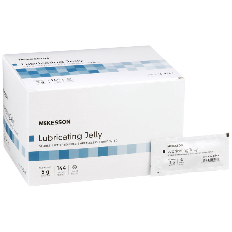 Mckesson Lubricating Jelly, 5-Gram Packet, Sold As 864/Case Mckesson 16-8946