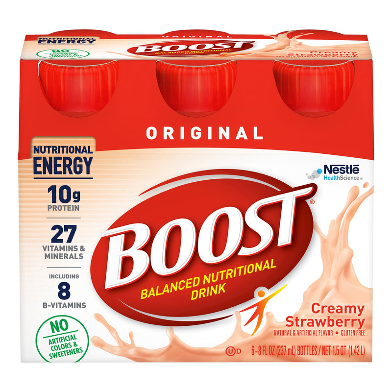 Boost® Original Strawberry Balanced Nutritional Drink, 8-Ounce Bottle, Sold As 24/Case Nestle 00041679676363