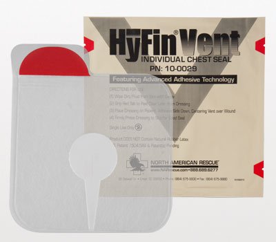 Hyfin® Vent Chest Seal, Sold As 1/Each North 10-0029