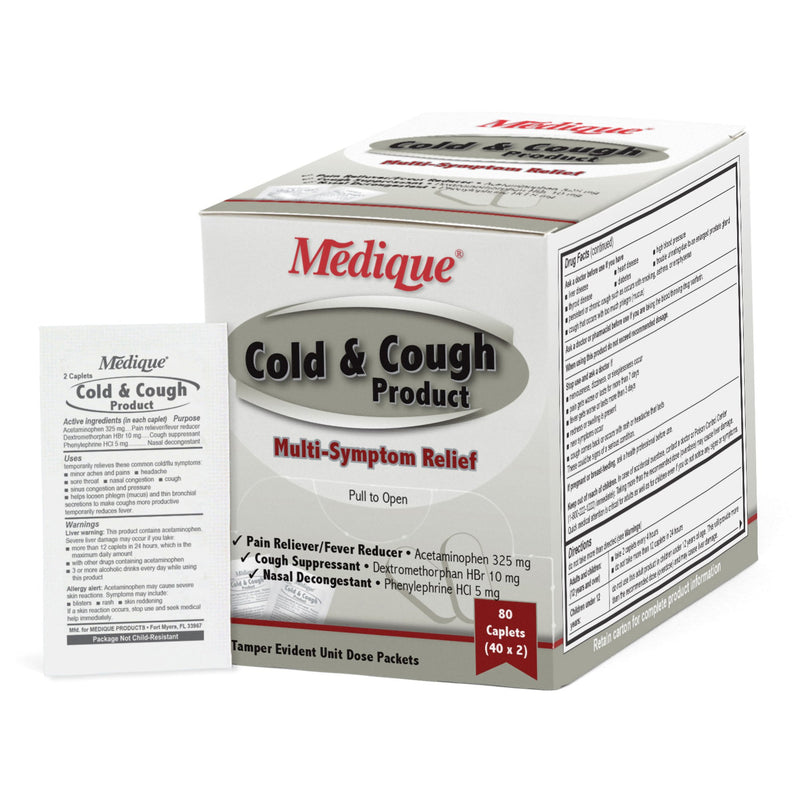 Cough & Cold Relief, Cap 325Mg(80/Bx), Sold As 80/Box Medique 10880