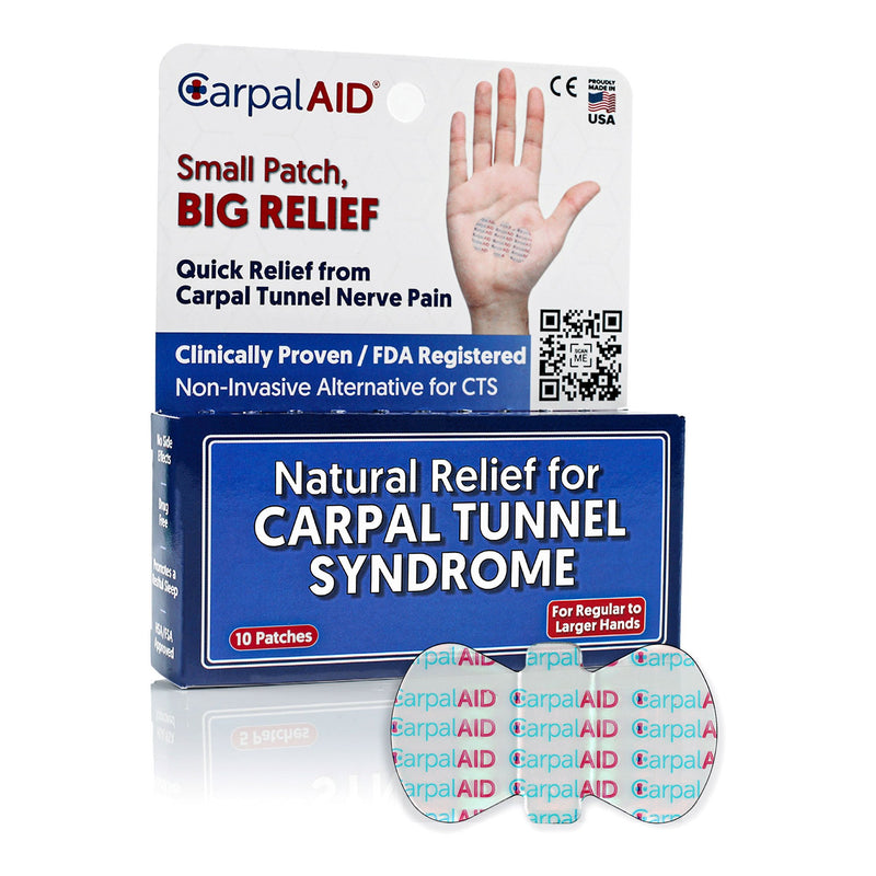 Carpalaid® Patch Hand-Based Carpal Tunnel Support, Large, Sold As 480/Case Carpal Lg10Pk