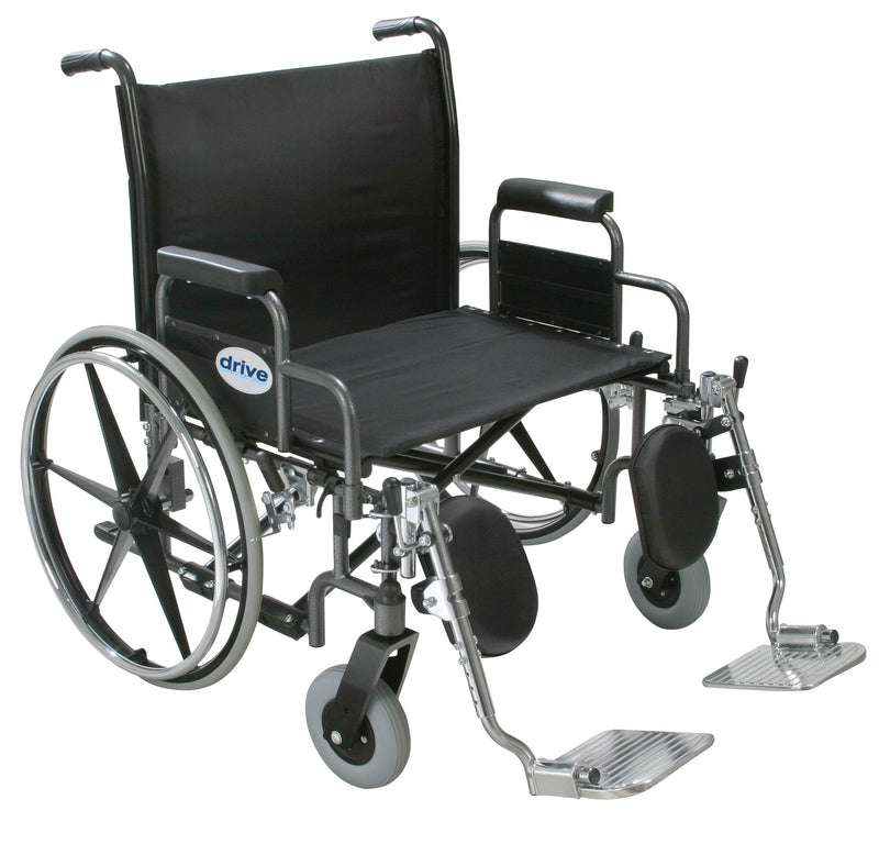 Drive™ Sentra Extra Hd Bariatric Wheelchair, 24-Inch Seat Width, Sold As 1/Each Drive Std24Dda-Elr