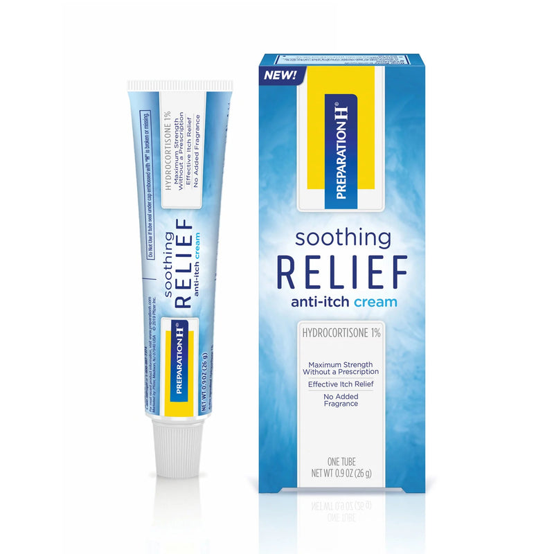 Preparation H Soothing Relief Anti-Itch Cream, 0.9-Ounce Tube, Sold As 1/Each Glaxo 00573055211