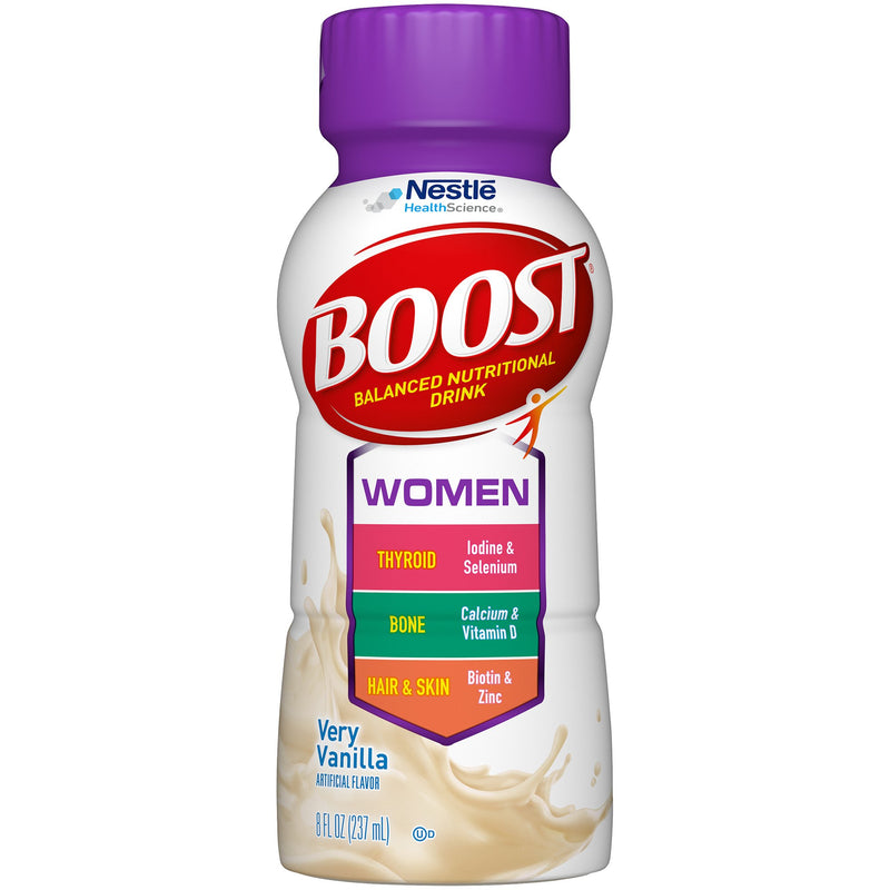 Boost® Women Vanilla Balanced Nutritional Drink, 8 Oz. Bottle, Sold As 24/Case Nestle 00041679473733