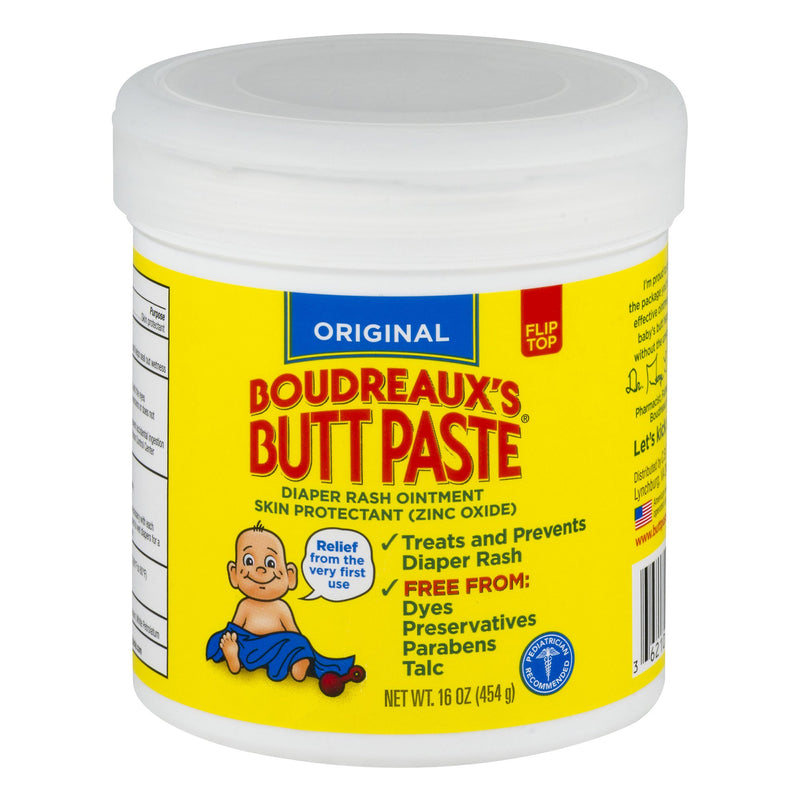 Boudreaux'S Butt Paste® Diaper Rash Treatment 16 Oz. Jar, Sold As 1/Each C.B. 62103033306