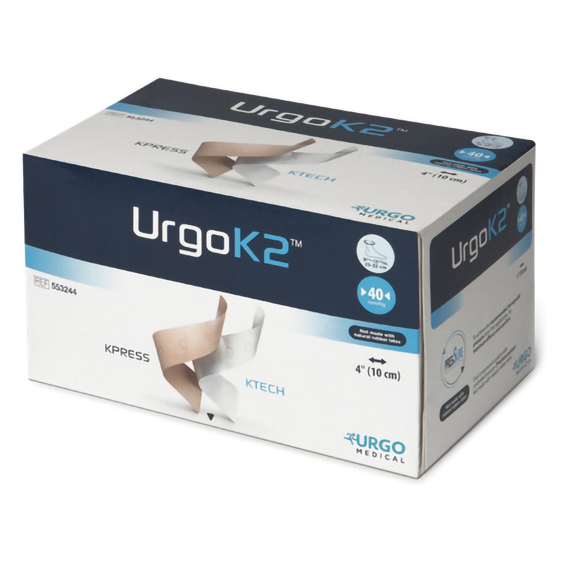 Urgok2™ Self-Adherent Closure 2 Layer Compression Bandage System, 4 X 9-3/4 X 12-1/2 Inch, Sold As 1/Each Urgo 553244