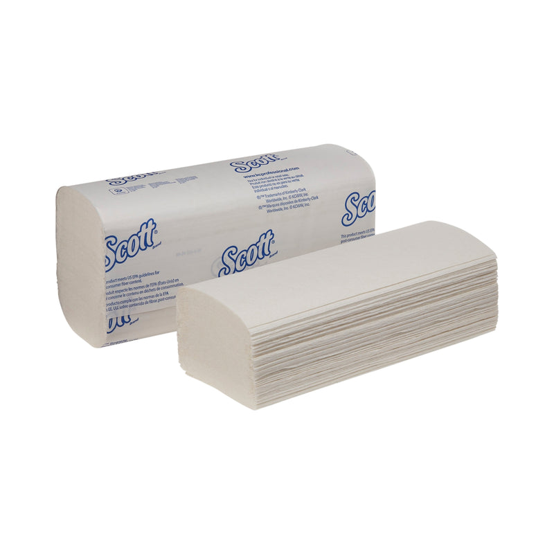 Scott Pro Scottfold Paper Towels Multi-Fold, 9.4 X 12.4 Inch, White, Sold As 4375/Case Kimberly 01980