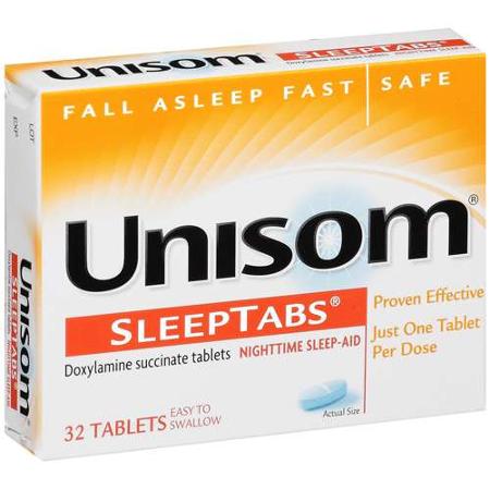 Unisom® Doxylamine Succinate Sleep Aid, Sold As 1/Bottle Chattem 41167000609
