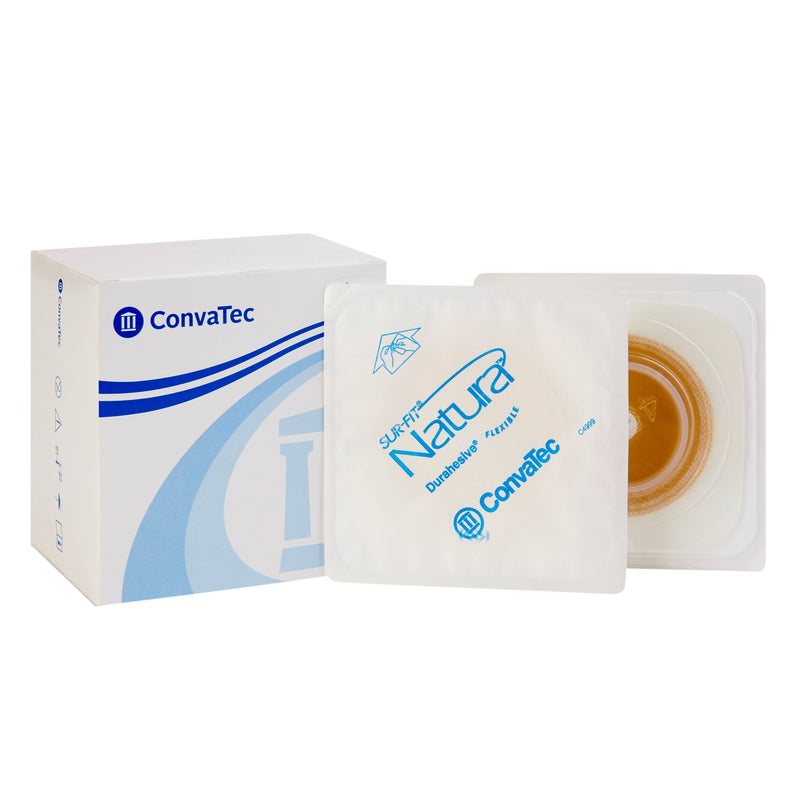 Sur-Fit Natura® Colostomy Barrier With 1-1¼ Inch Stoma Opening, White, Sold As 10/Box Convatec 413161