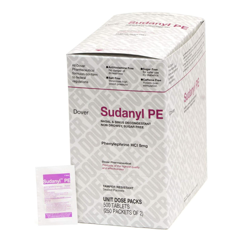 Sudanyl Pe Phenylephrine Hcl Sinus Relief, Sold As 250/Box Medique 2125323