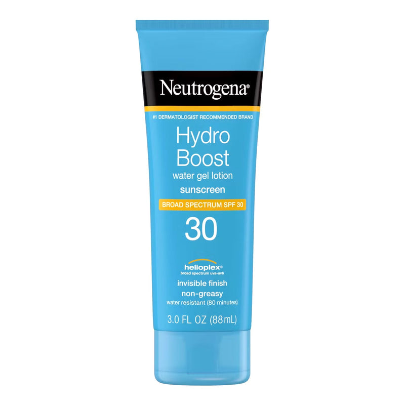 Sunscreen, Lot Neutrogena Hydro Boost Water Gel Spf30 3Oz, Sold As 1/Each J 69968031603