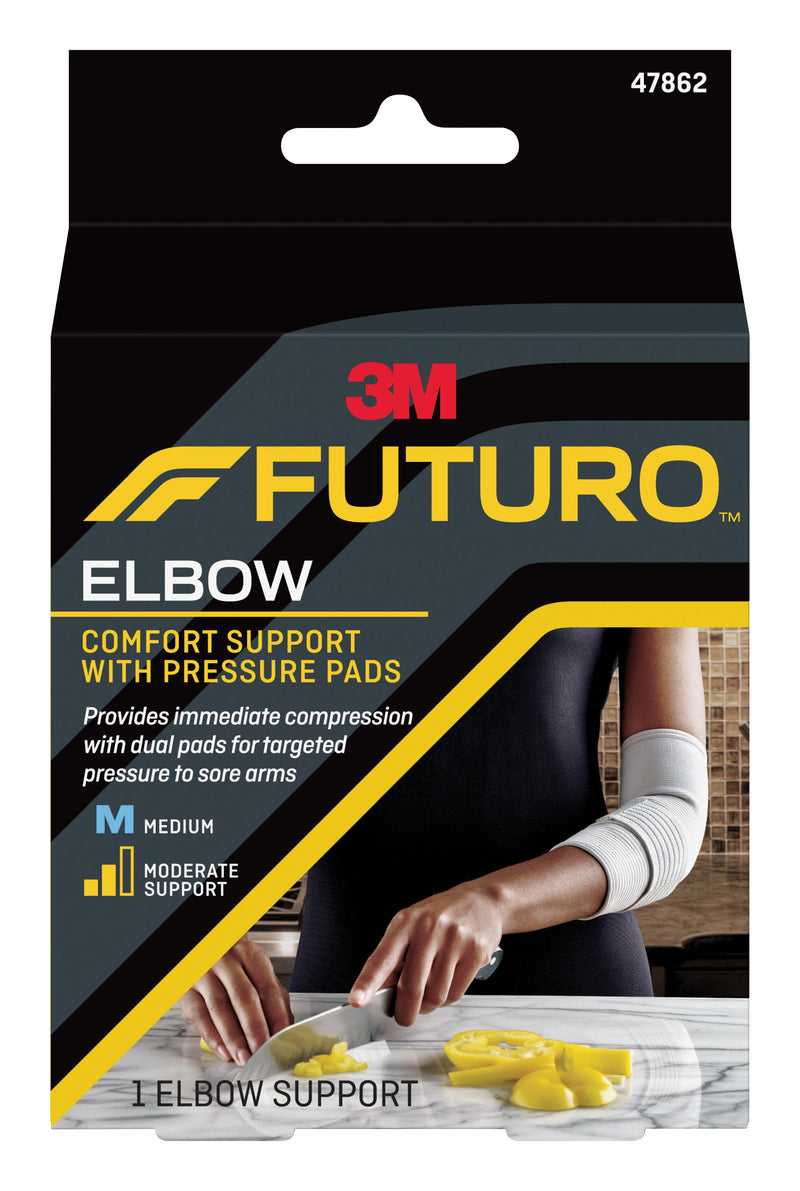 3M™ Futuro™ Comfort Elbow With Pressure Pads, Medium, Sold As 12/Case 3M 47862Enr