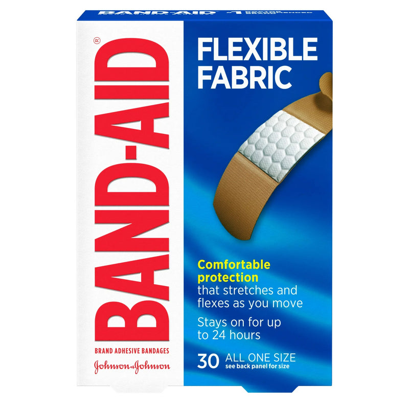 Bandage, Adh Band-Aid Flex Fabric 0.75"X3" (30/Bx), Sold As 30/Box J 08137004431