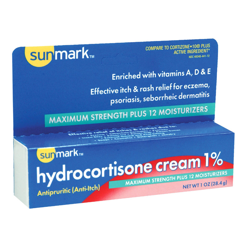 Sunmark® Hydrocortisone Itch Relief, 1-Ounce Tube, Sold As 1/Each Mckesson 49348044172