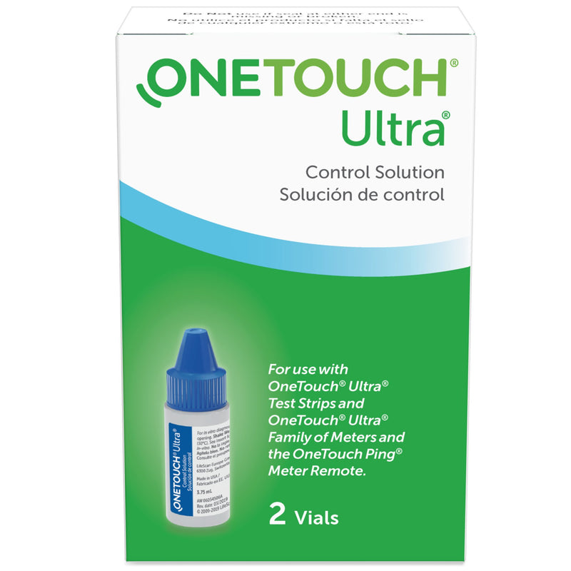 One Touch® Ultra Control Solution, Sold As 2/Box Lifescan 53885045802
