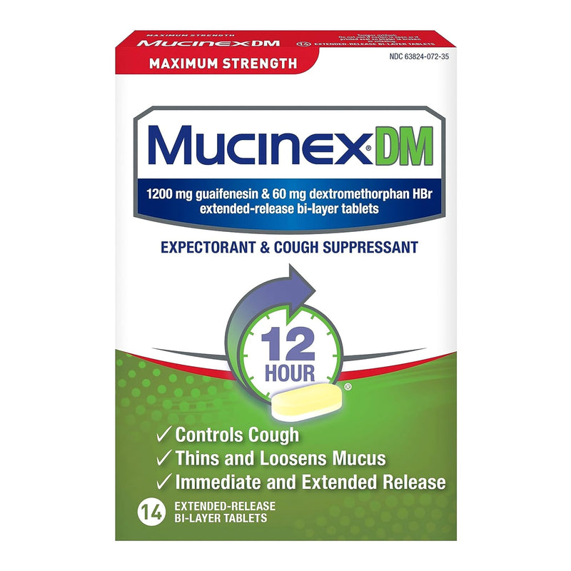 Mucinex® Dm Cold And Cough Relief, Sold As 14/Box Reckitt 63824007235