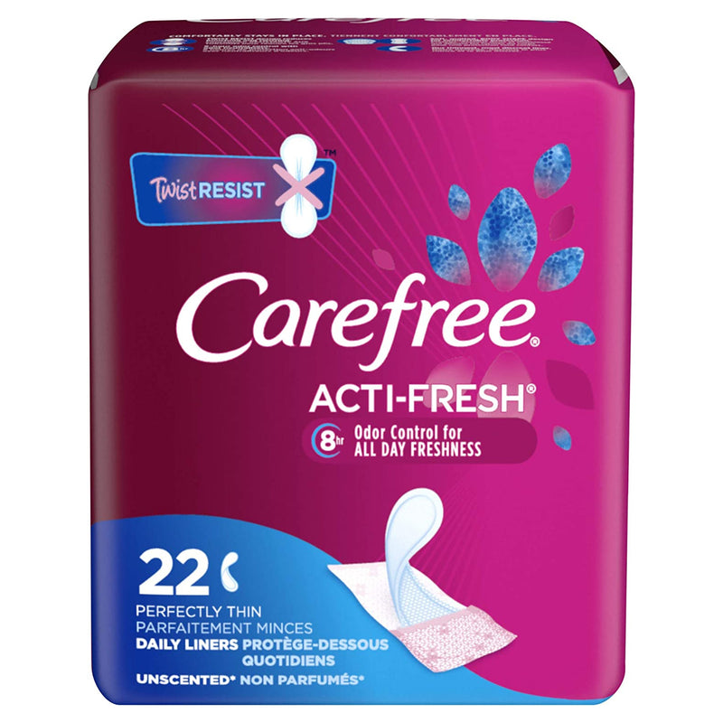 Carefree® Acti-Fresh® Regular Liners, Sold As 22/Bag Edgewell 07830006991