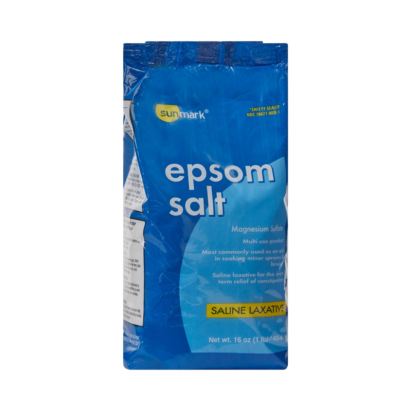Sunmark® Magnesium Sulfate Epsom Salt, 1 Lb. Pouch, Sold As 1/Each Mckesson 70677003801