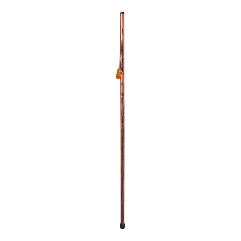 Brazos™ Traditional Straight Pine Handcrafted Walking Stick, 55-Inch, Red, Sold As 1/Each Mabis 602-3000-1241