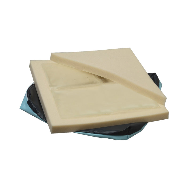 Gel-T® Seat Cushion, 18 In. W X 16 In. D X 2.5 In. H, Gel / Foam, Non-Inflatable, Sold As 1/Each Span 801816-05