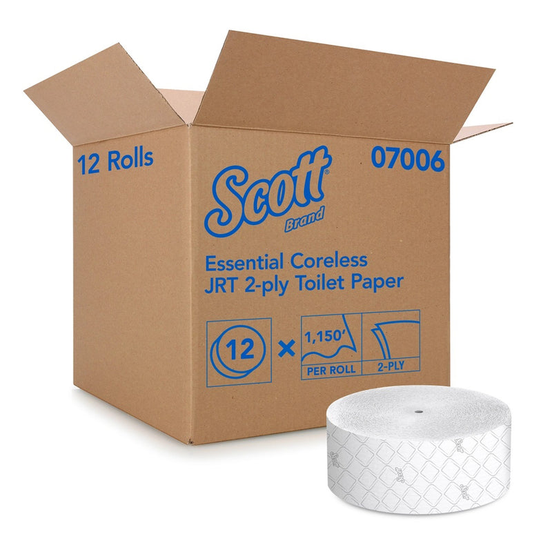 Scott® Essential Jrt Jr. Toilet Tissue, Sold As 12/Case Kimberly 07006