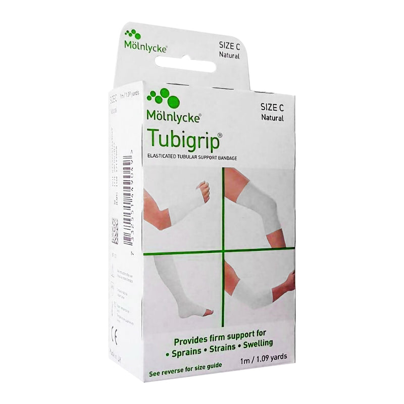 Tubigrip® Pull On Elastic Tubular Support Bandage, 1 Meter, Size C, Sold As 1/Each Molnlycke 1521