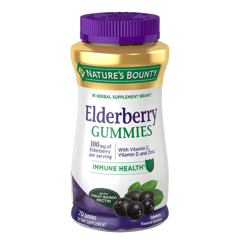 Elderberry, Gummies Natures Bounty (70/Bt), Sold As 1/Bottle Us 07431200561