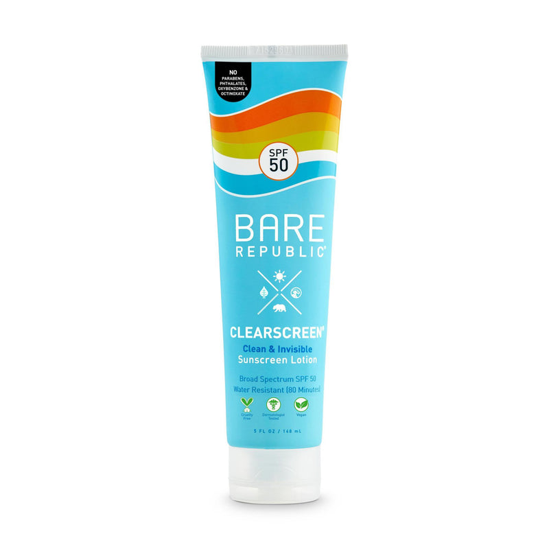 Sunscreen Bare Republic®Clearscreen® Spf 50 Lotion 5 Oz. Tube, Sold As 1/Each Coola Br10212