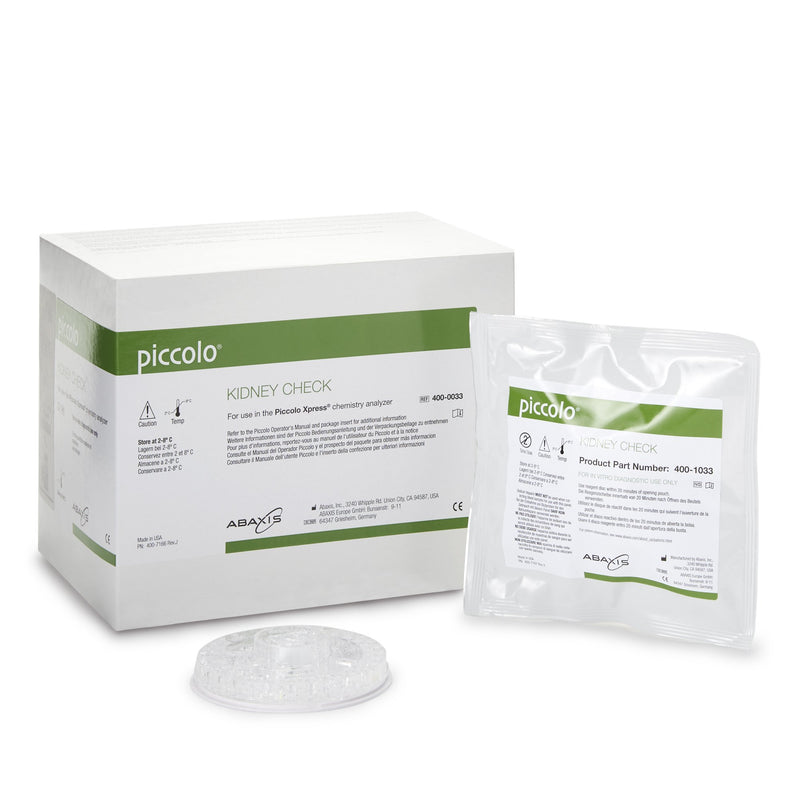 Piccolo® Reagent For Use With Piccolo® Xpress™ Chemistry Analyzer, Creatinine / Urea Nitrogen (Bun) Tests, Sold As 10/Box Abbott 07P0209