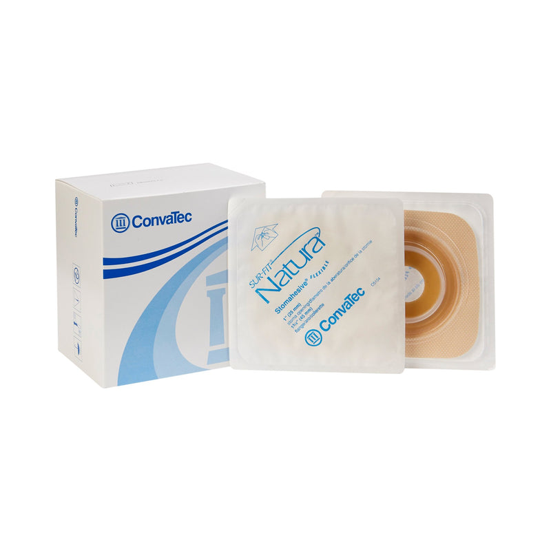 Sur-Fit Natura® Colostomy Barrier With 1 Inch Stoma Opening, Tan, Sold As 10/Box Convatec 125271