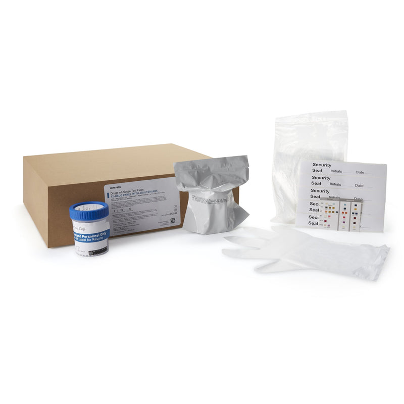 Mckesson 12-Drug Panel With Adulterants Drugs Of Abuse Test, Sold As 100/Case Mckesson 16-5125A3