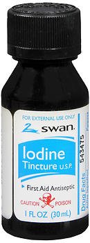 Swan® Iodine Tincture Antiseptic, Sold As 1/Each Cumberland 00869385110