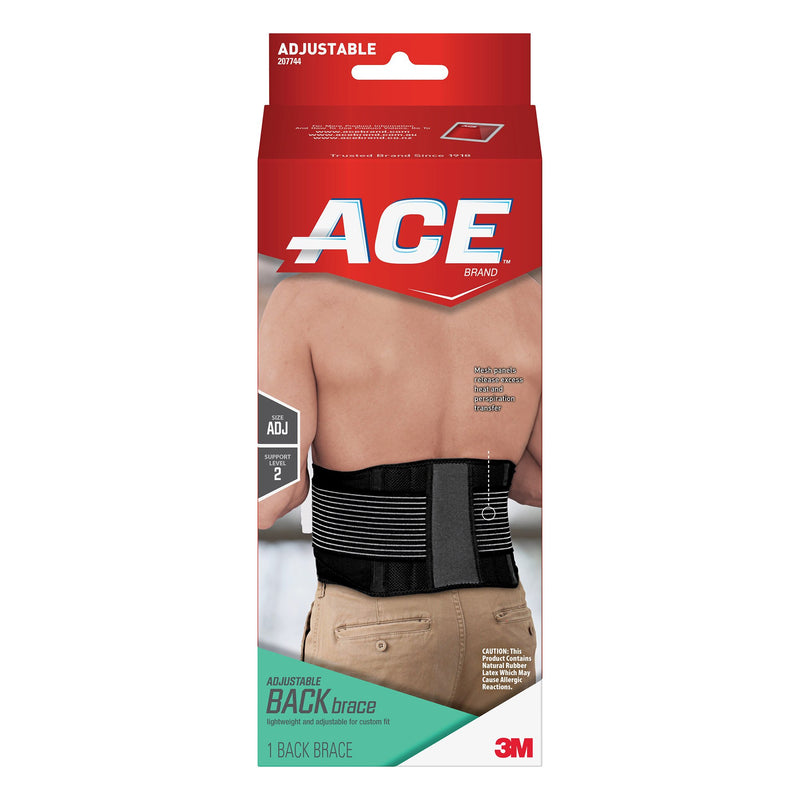 3M™ Ace™ Back Brace, Adult, One Size Fits Most, Sold As 1/Each 3M 207744