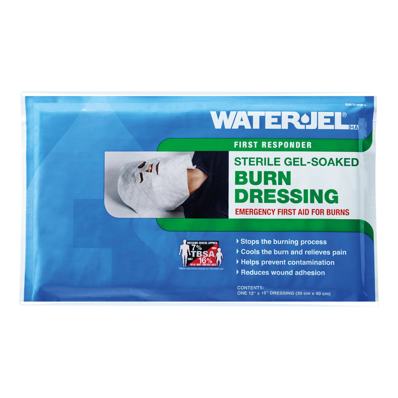 Dressing, Burn Face Water-Jel Str Gel-Soaked 12"X16" (20/Cs), Sold As 1/Each Safeguard B1216-20.00.000