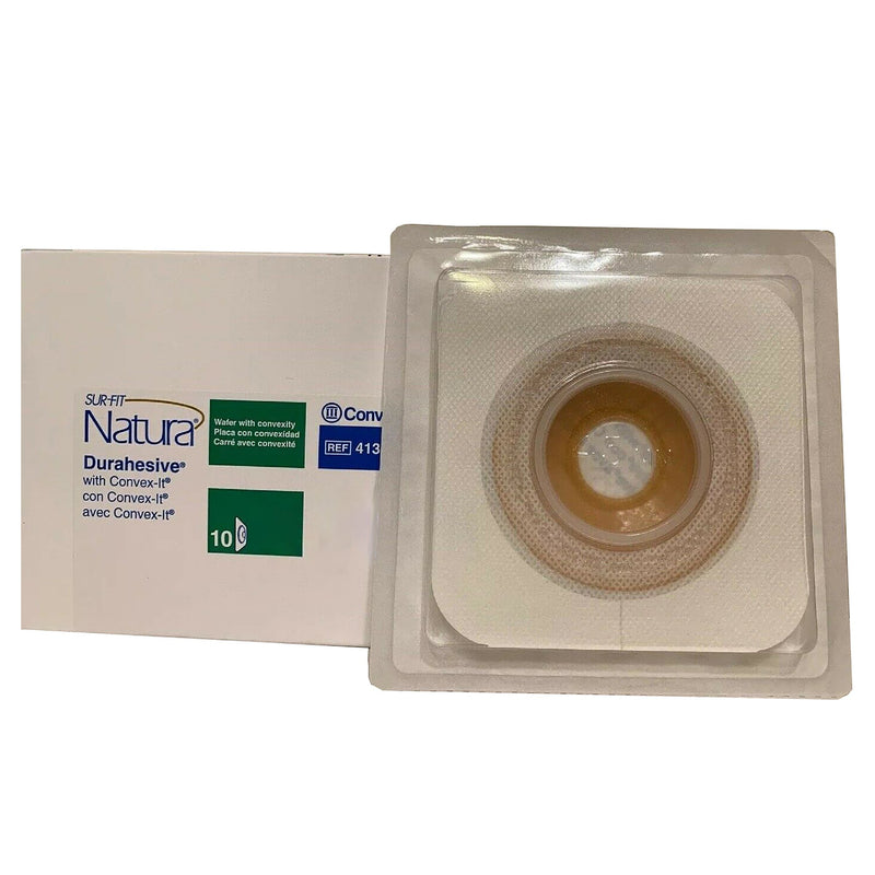 Sur-Fit Natura® Colostomy Barrier With 7/8 Inch Stoma Opening, Sold As 10/Box Convatec 413180