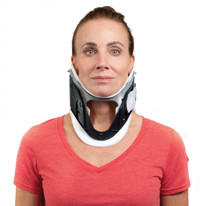 Procare® Rigid Cervical Collar, One Size Fits Most, Adjustable Height, Sold As 1/Each Djo 79-83131
