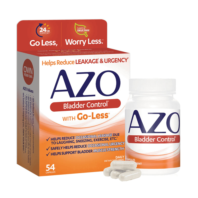 Azo® Bladder Control With Go-Less Capsules, Sold As 1/Box I 78765176002