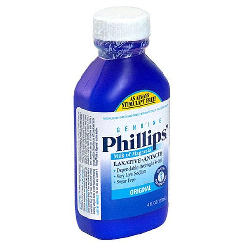Phillips'® Milk Of Magnesia Magnesium Hydroxide Laxative, Sold As 1/Each Bayer 31284355104