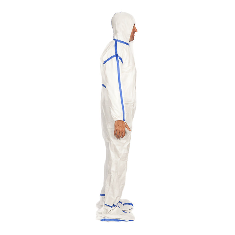 Truecare Biomedix Cleanroom Coverall With Hood And Boot Covers, Sold As 20/Case Truecare Tcbacv54St-R