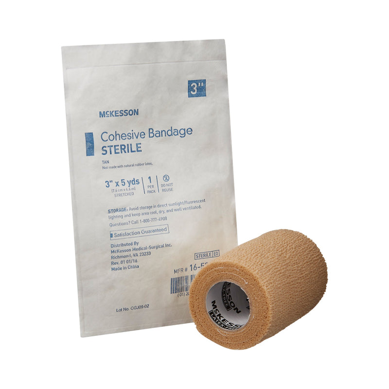 Mckesson Self-Adherent Closure Cohesive Bandage, 3 Inch X 5 Yard, Sold As 24/Case Mckesson 16-53343